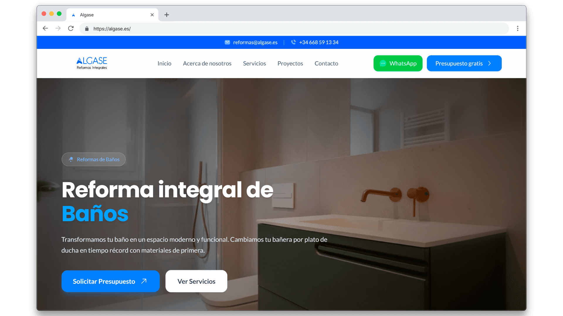 Mockup de proyecto web freelance 1 de Alexander Hidalgo